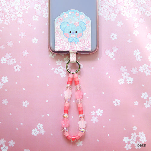 ** BT21 - Phone Tag Holder(Cherry Blossom)