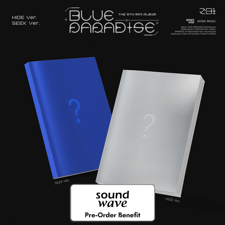 **[Pre-Order] ZEROBASEONE - Mini 5th Album " BLUE PARADISE "+ Pre-Order Benefit [Standard Ver.](Random/Set)