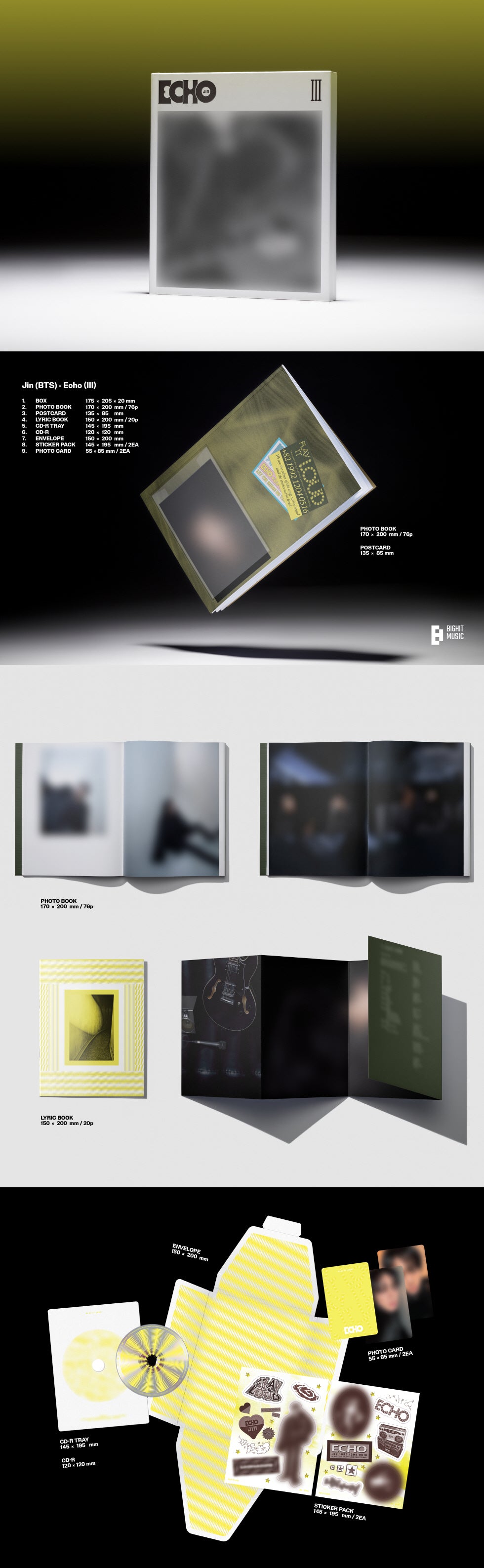 [SOLD OUT] 진 - 미니 2집 [Echo]