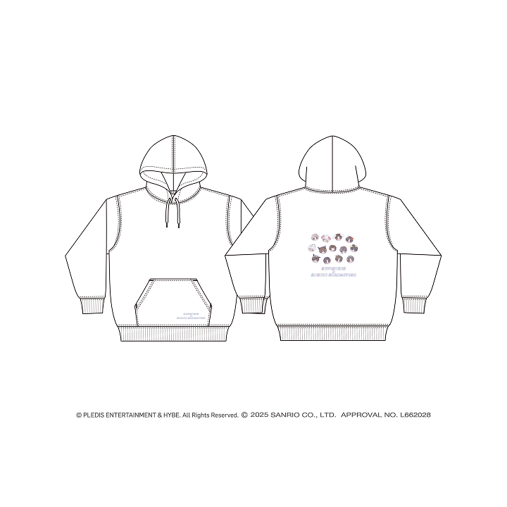 **[Pre-Order] SEVENTEEN -  SEVENTEEN x SANRIO CHARACTERS collab (hoodie)