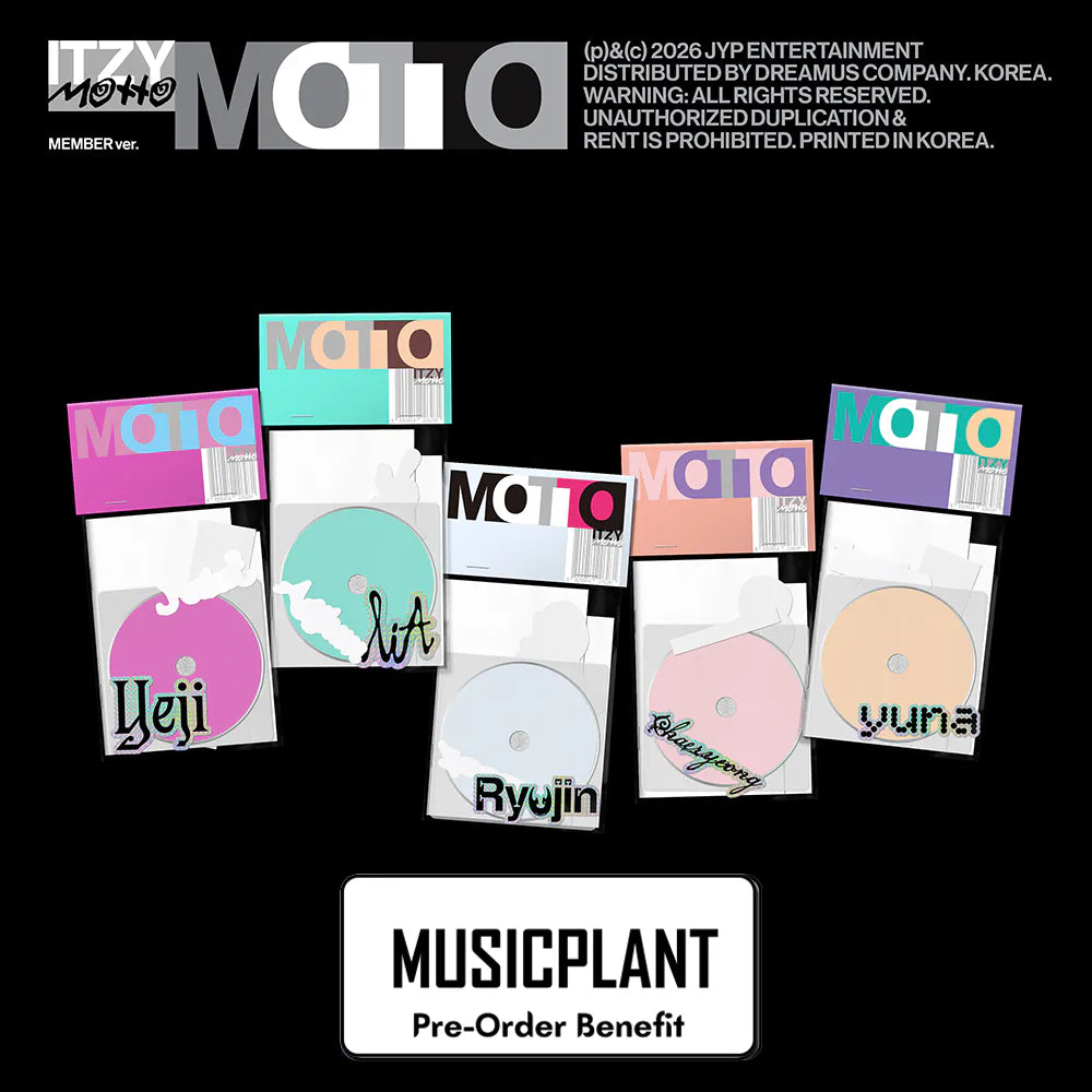 [Pre-Order]  ITZY - Motto (MEMBER Ver.) + Pre-Order Benefit (Choose Version)