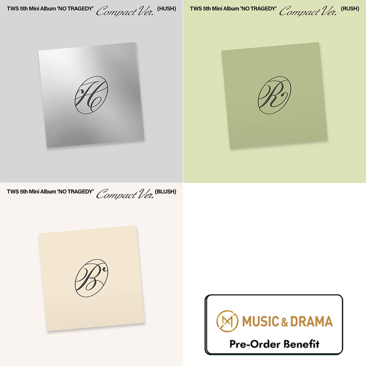 [Pre-Order] TWS - 5th Mini Album 'NO TRAGEDY' (COMPACT version)+ Pre-Order Benefit (Choose Version)