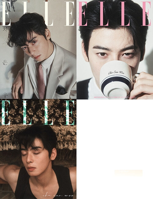 ** Cha Eunwoo (of ASTRO)- Elle 2025 . 02 (Version Choose)