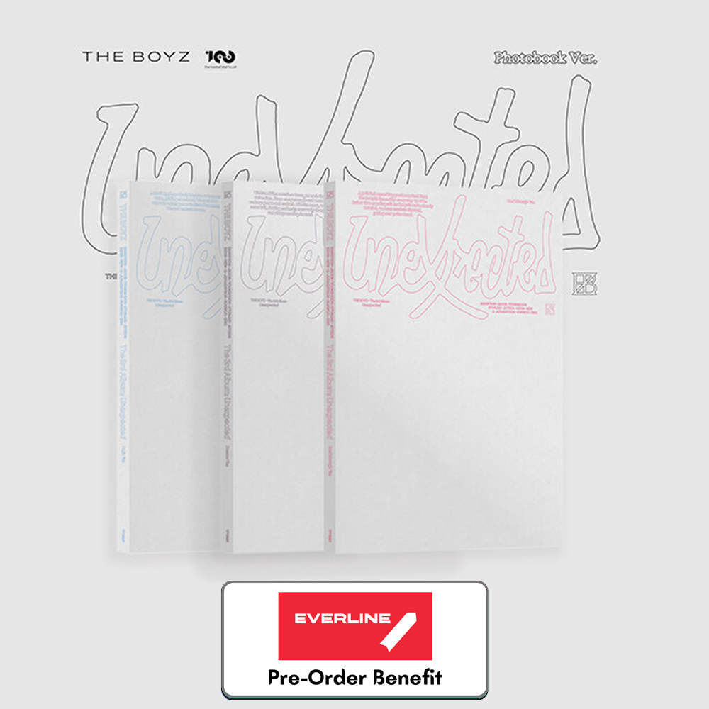 [Pre-Order] THE BOYZ - The 3rd Album "Unexpected" + Pre Order Benefit [Photobook Ver.] (Random/set)