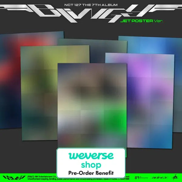 [Pre-Order] NCT 127 - 7th Album [BLINGY] (JET Poster Ver.) + Pre-Order Benefit (Choose Version)