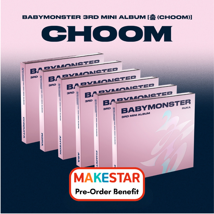 [PRE-ORDER] BabyMonster - 3rd Mini "Choom" (Jewel Ver.) + Pre-Order Benefit