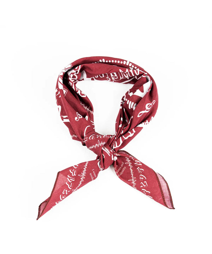 **QWER -[Anobliere x QWER Magenta] Basist bandana (Red)