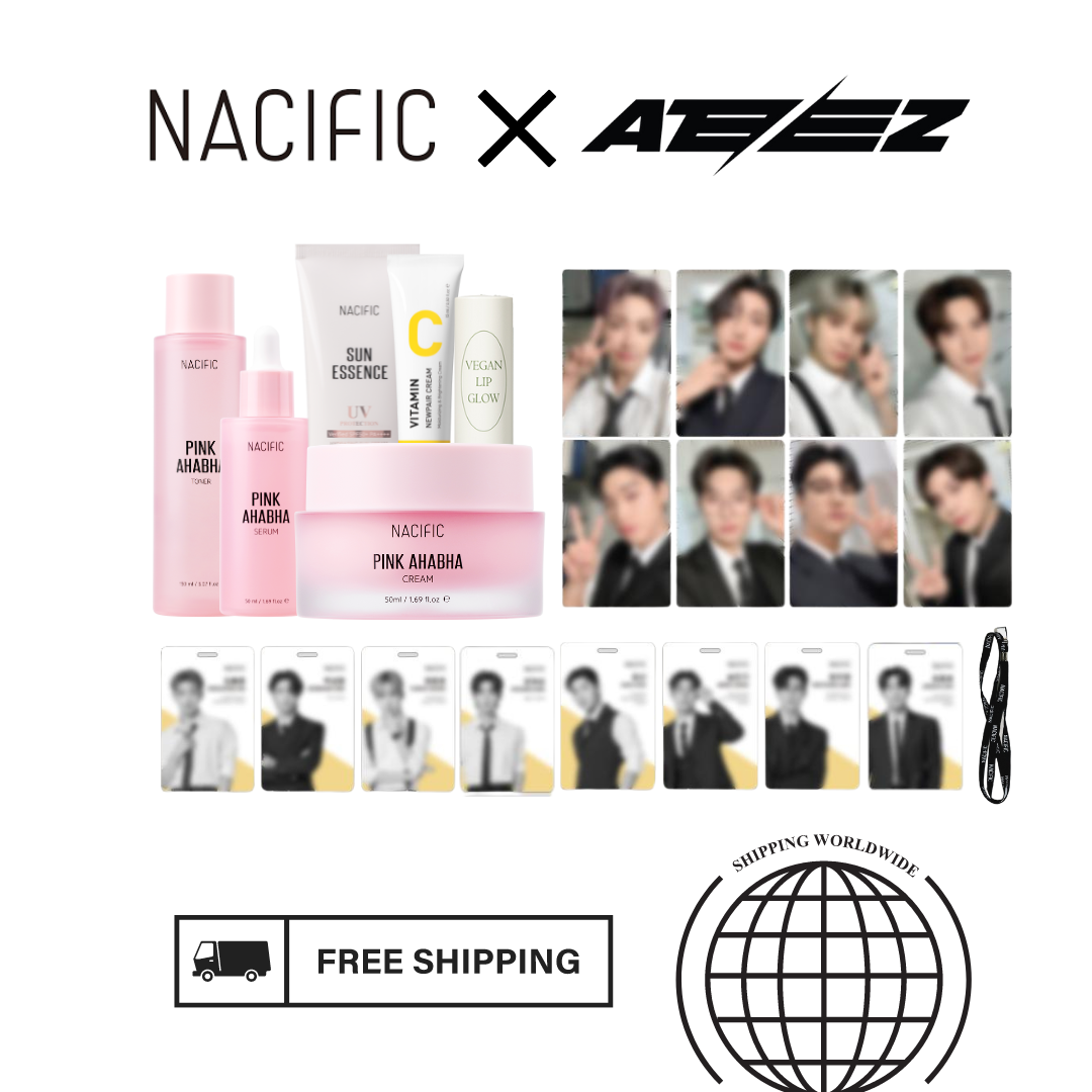 Ateez X NACIFIC - "Welcome to Nacific Office" Pink Premium Set
