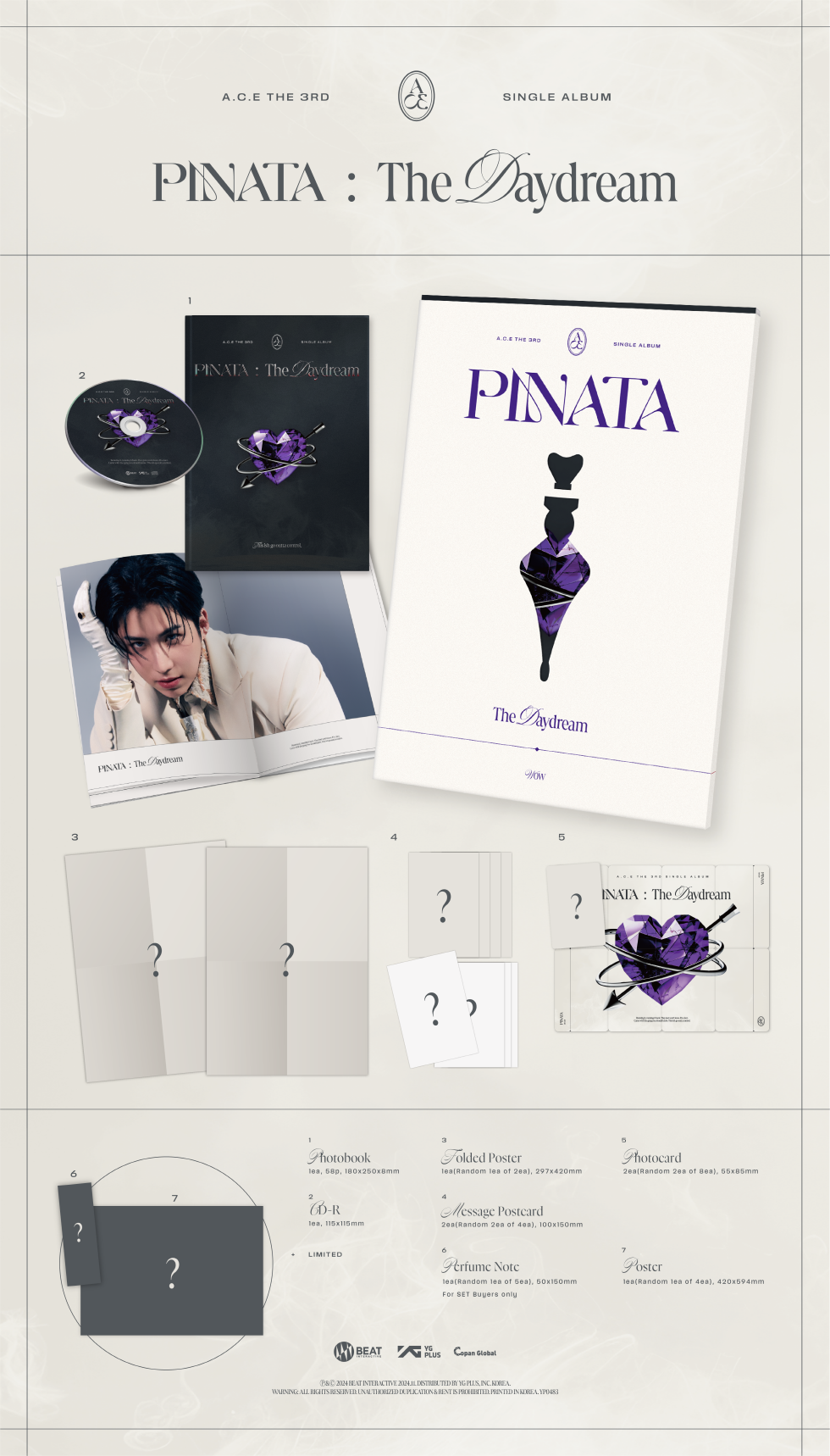 [B2B] A.C.E - 3rd Single Album [PINATA] / 에이스 (A.C.E) - 싱글 3집 [PINATA]