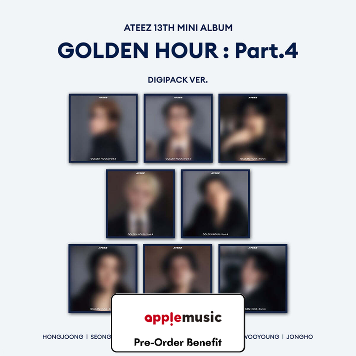 **[Pre-Order]  ATEEZ-GOLDEN HOUR : Part.4 (DIGIPACK VER.)(Random/SET)
