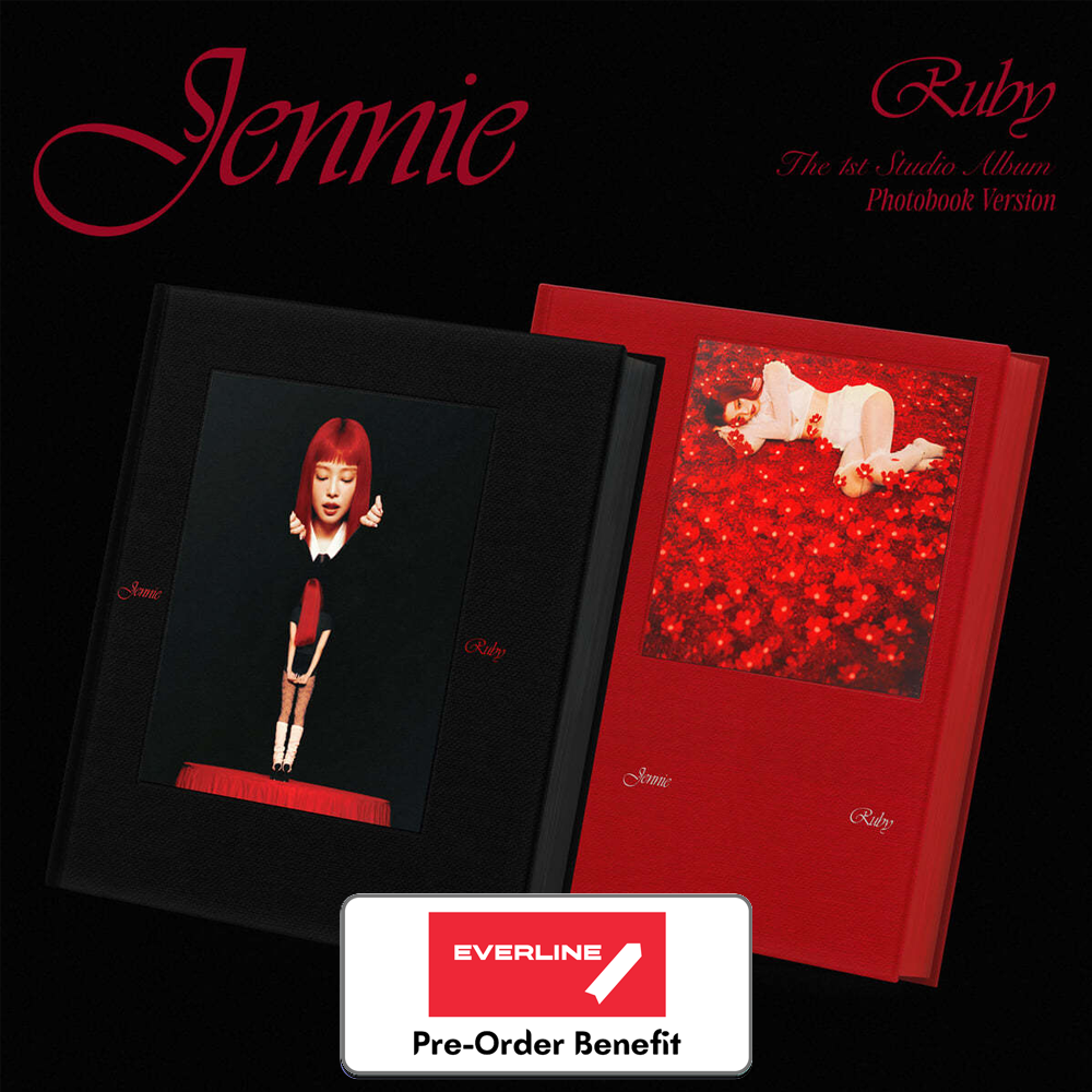 **[Pre-Order] JENNIE(of BLACKPINK)  The 1st Studio Album "Ruby"+Pre- Order Benefit  [Standard Ver.](Random/Set)