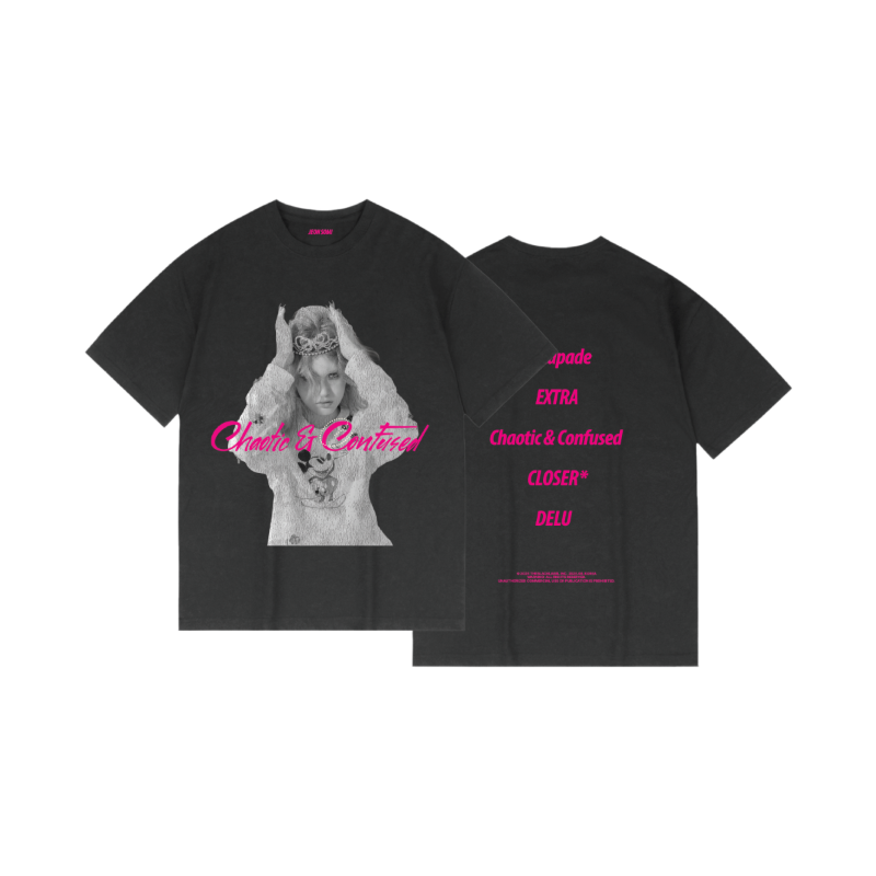 **[PRE-ORDER]  JEON SOMI -2nd EP OFFICIAL MERCH (Chaotic & Confused T-SHIRT)