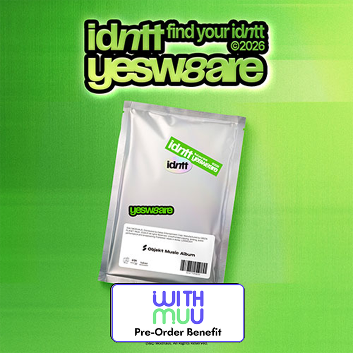 **[Pre-Order] Idntt - "yesweare" [Objekt Music Album ver.] + Pre-Order Benefit (Choose Ver.)