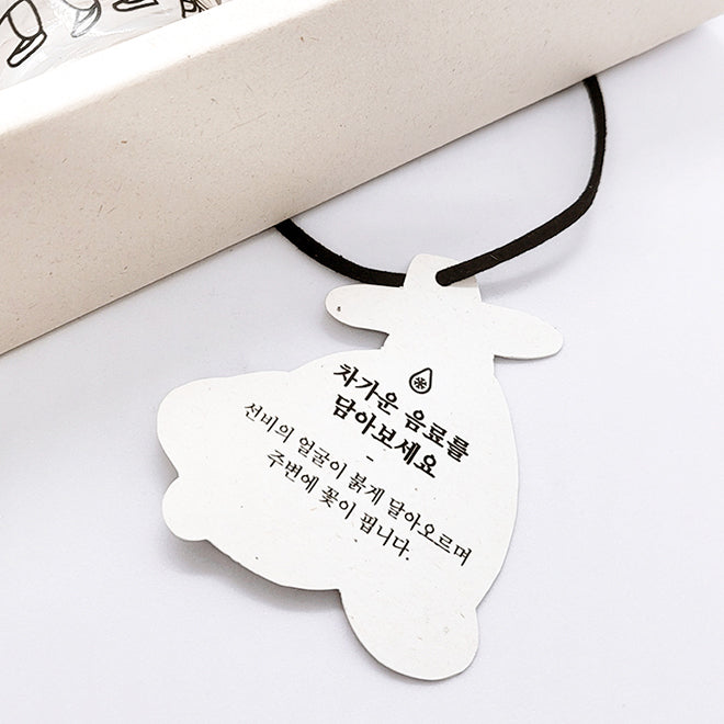 ** Drunken Scholar's Three-Person Discolour Teacup Set