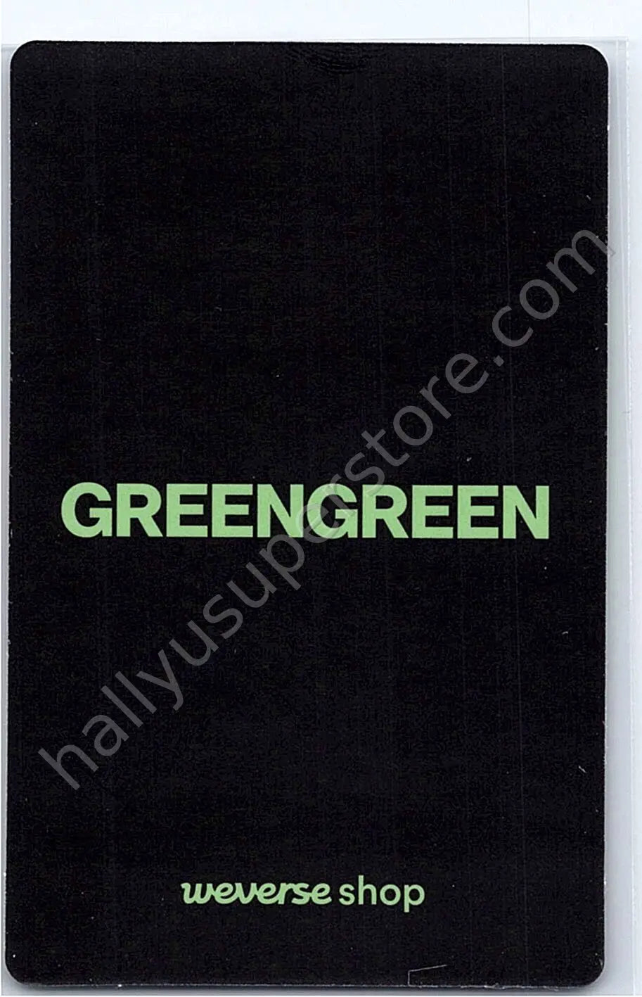 CORTIS - Juhoon - GREENGREEN pob (pre-order benefit) weverse global shop (wvg) youtube gift