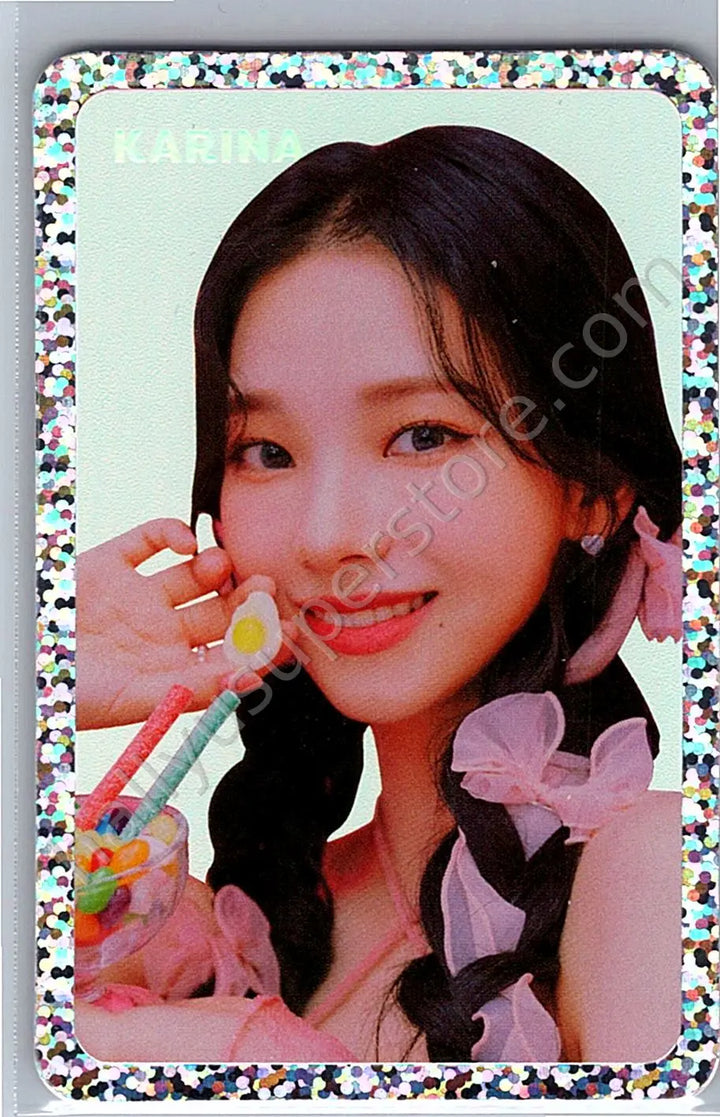 aespa - Karina - aespa - Karina - Oh! Caendy Pocket MD Event merch photocard trading card holographic (hologram)