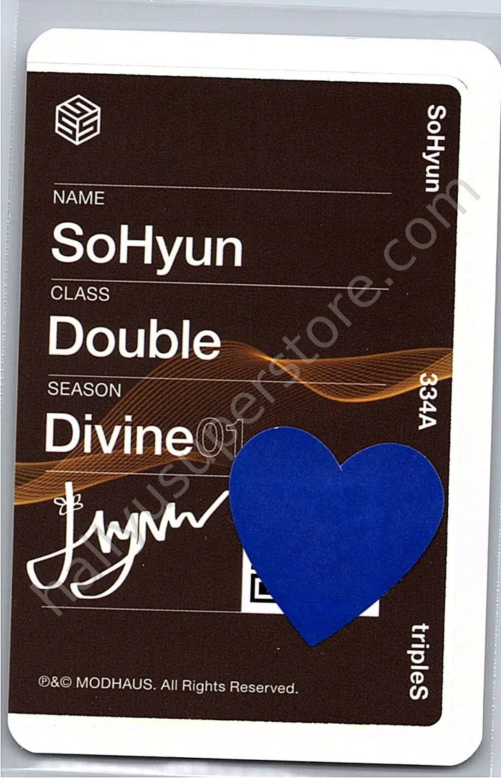 tripleS - Sohyun - Performante album photocard objekt music album