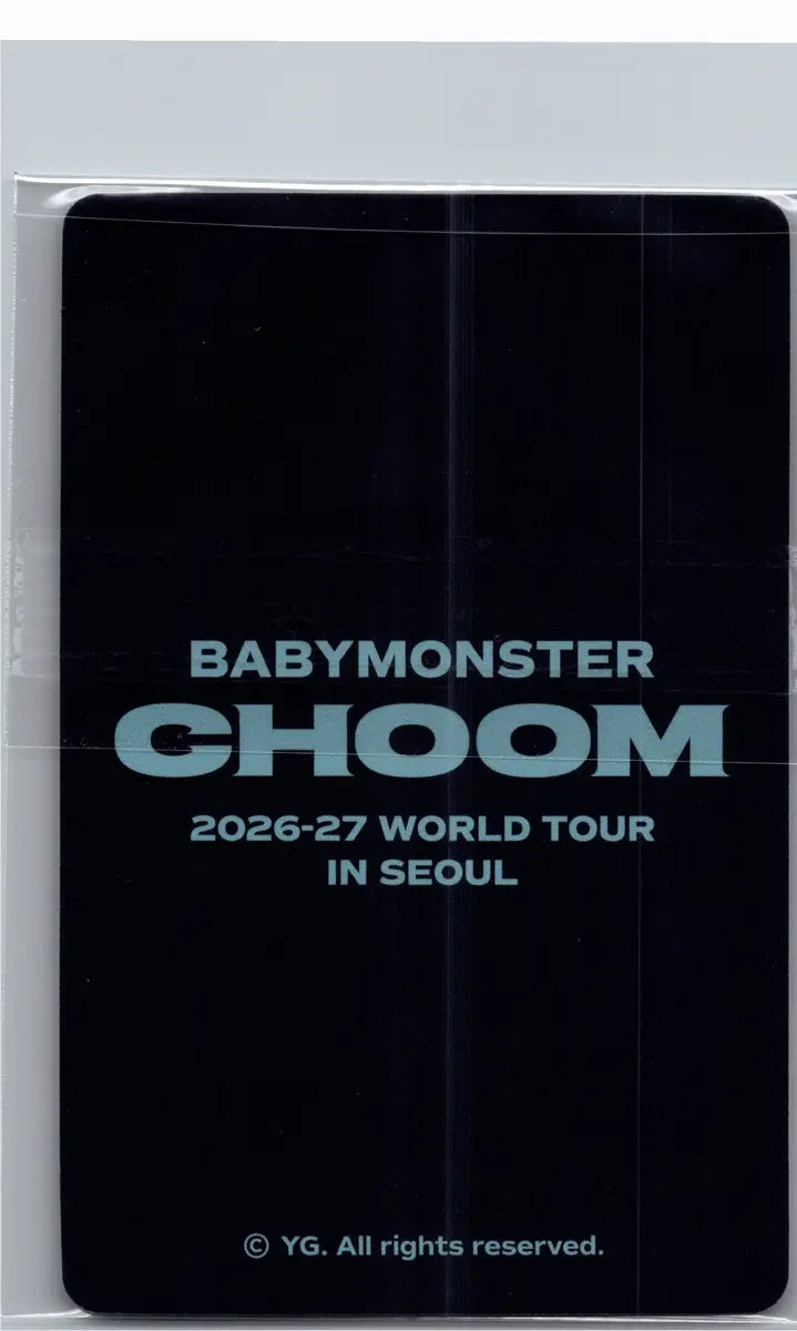 BABYMONSTER -"2026-27 BABYMONSTER WORLD TOUR" [CHOOM] Pop-Up Store MD Event Photocard [26.06.22]