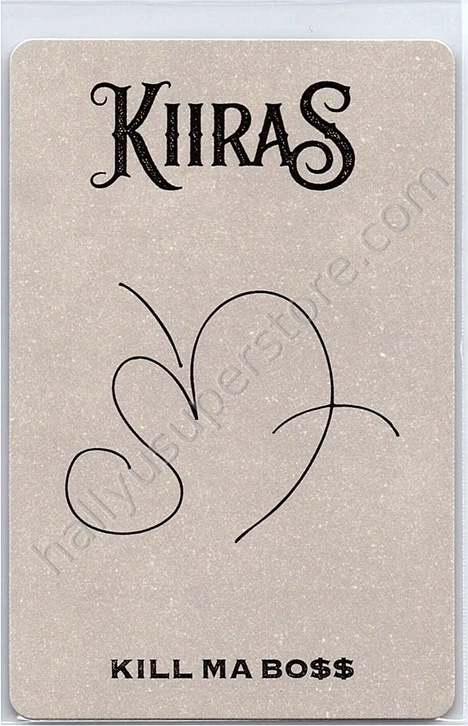 Kiiras - Harin - Kill Ma Bo$$ album photocard