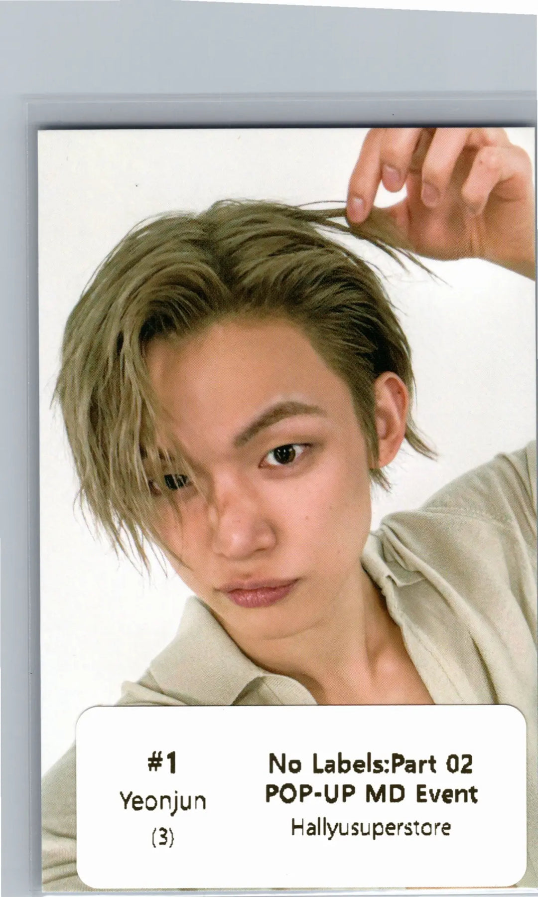 YEONJUN "NO LABELS: PART 02" - POP-UP Store MD Event Photocard [26.07.14]