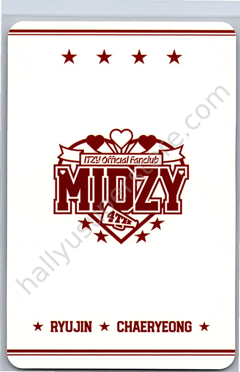 ITZY - Unit - ITZY Official Fanclub MIDZY 4th Generation fanclub photocard set