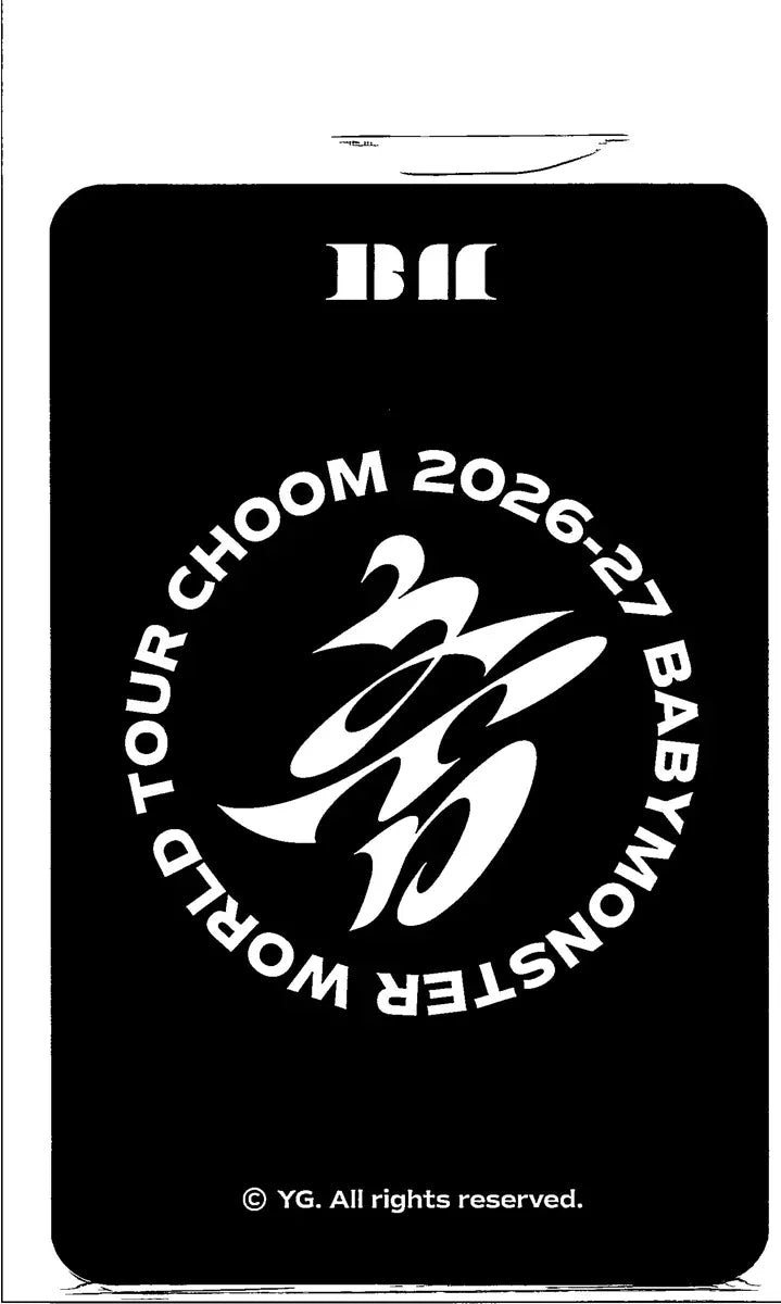 BABYMONSTER -"2026-27 BABYMONSTER WORLD TOUR" [CHOOM] Pop-Up Store Random Trading Photocard (1) [26.06.22]