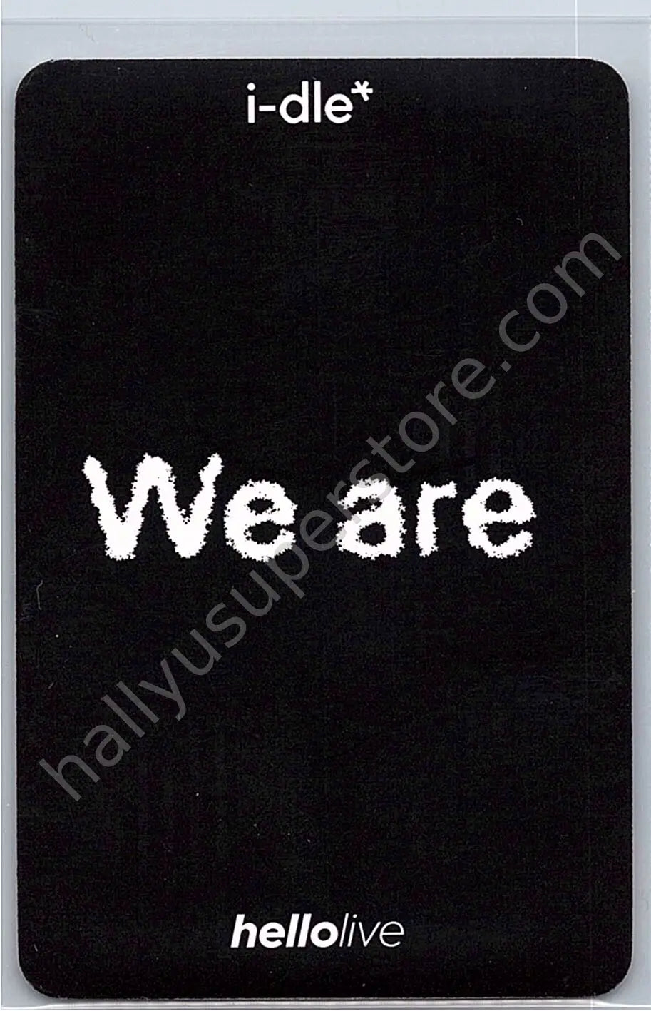 i-dle - Yuqi - We are hellolive pob (pre-order benefit)
