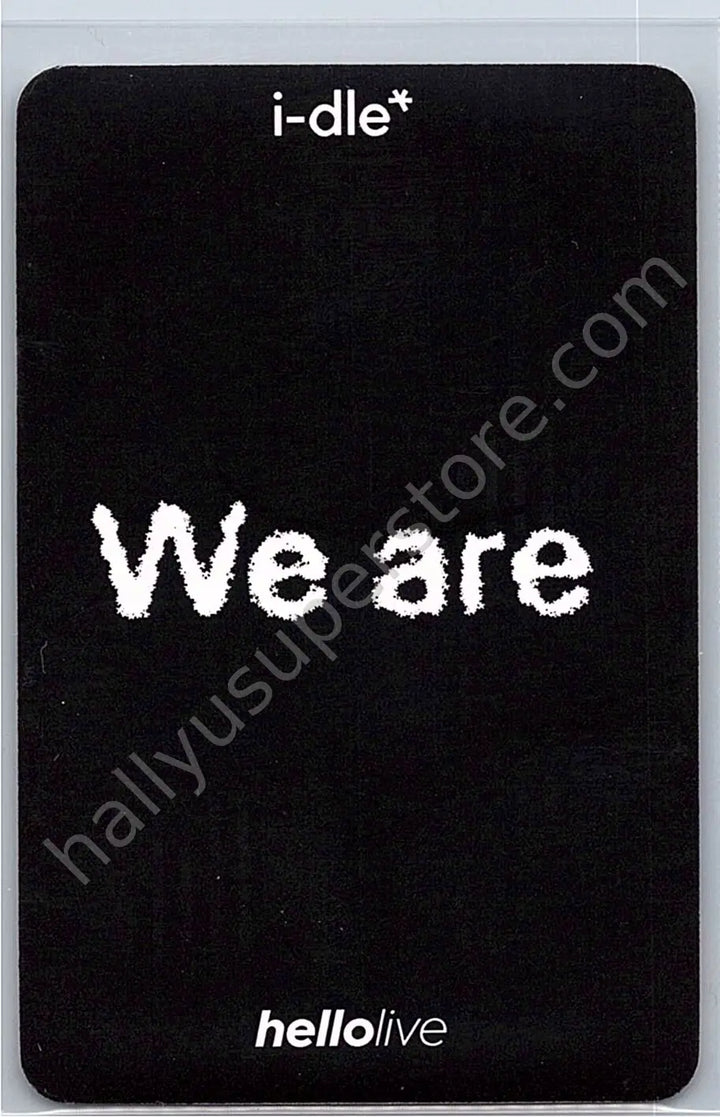 i-dle - Yuqi - We are hellolive pob (pre-order benefit)