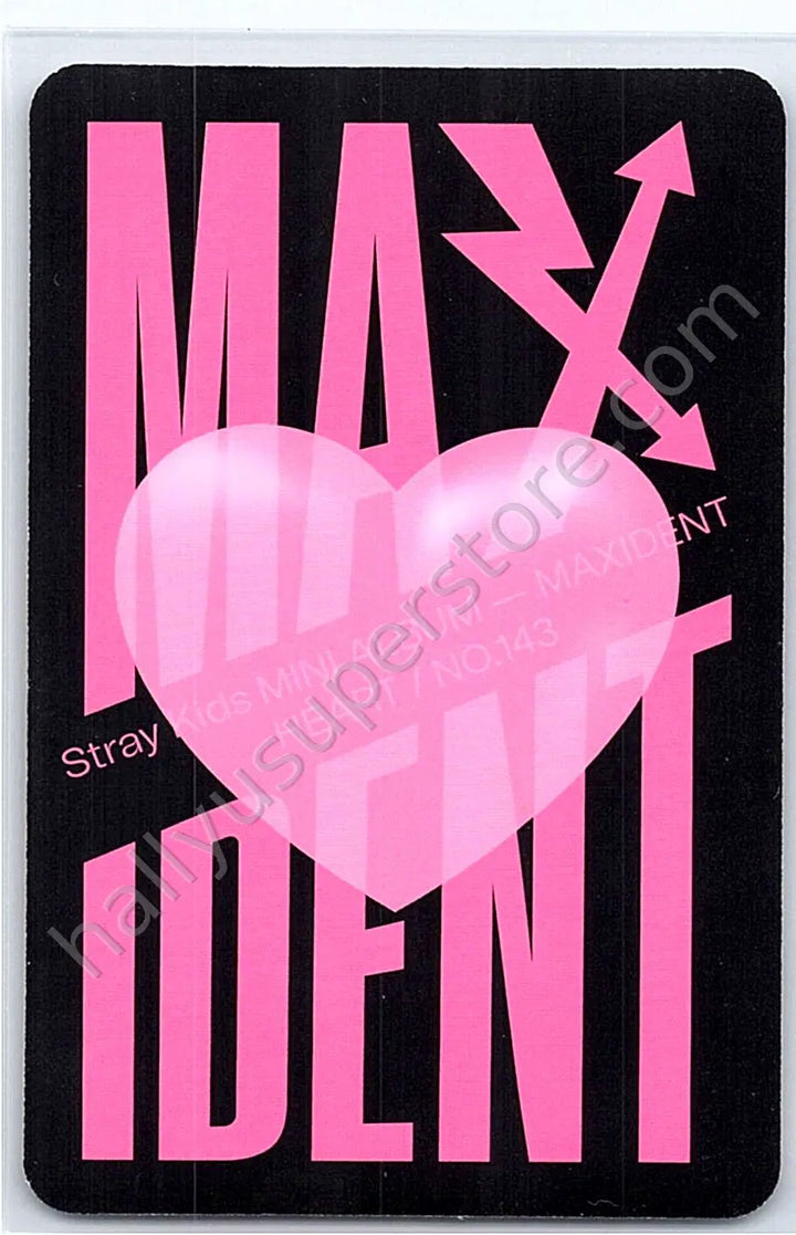 Stray Kids - Hyunjin - Maxident album photocard heart version standard version