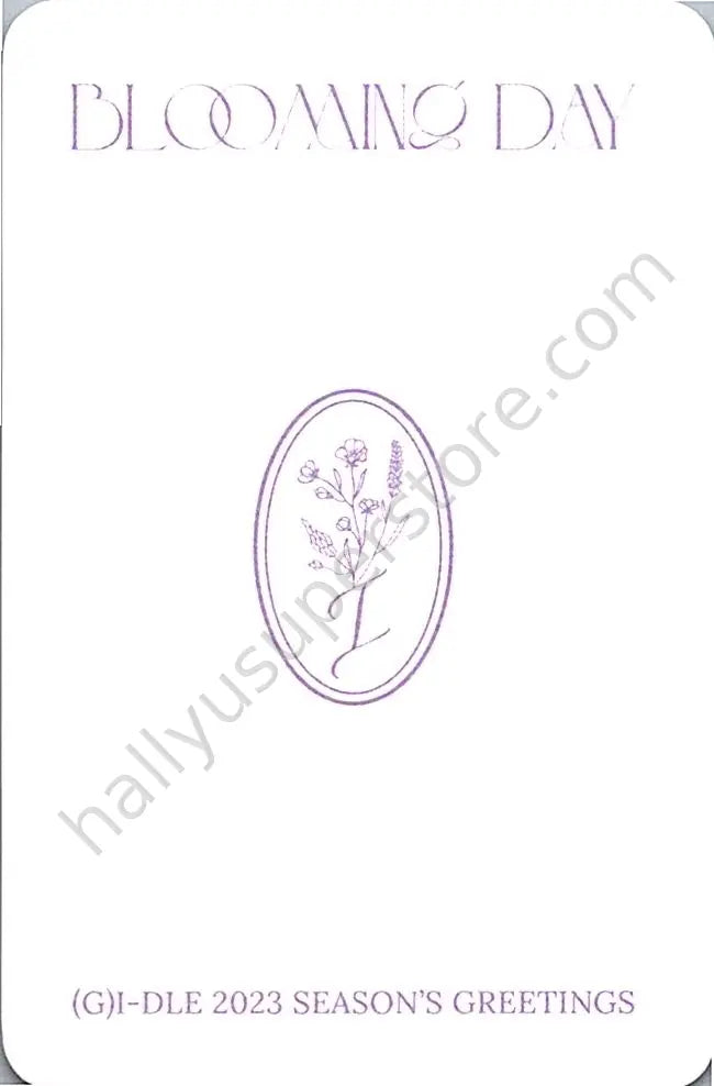 i-dle - Soyeon - 2023 Season’s Greetings [Blooming Day] cubee pob (pre-order benefit) season&