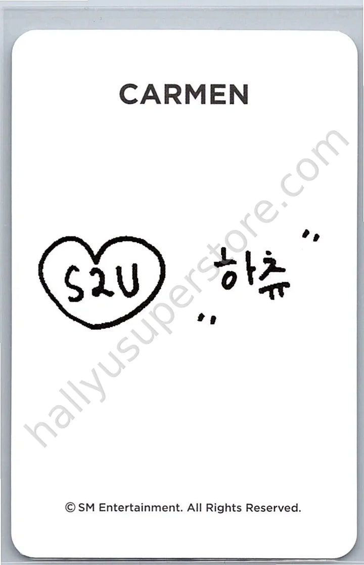 Hearts2Hearts - Carmen - Hearts2Hearts - Carmen - S2U Official Membership Other merch inclusion photocard set