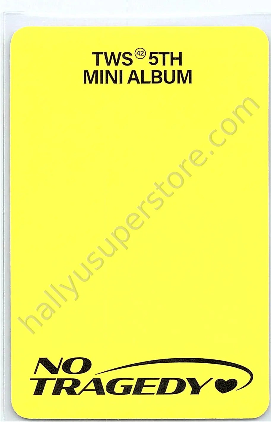 TWS - Kyungmin - No Tragedy album photocard final move version standard version