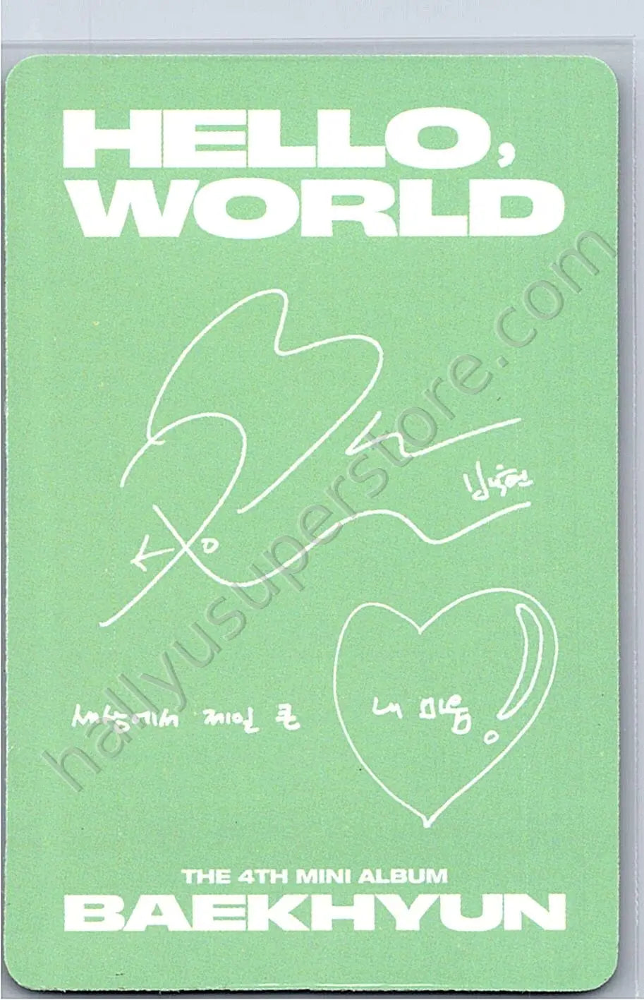 EXO - Baekhyun - Hello, World