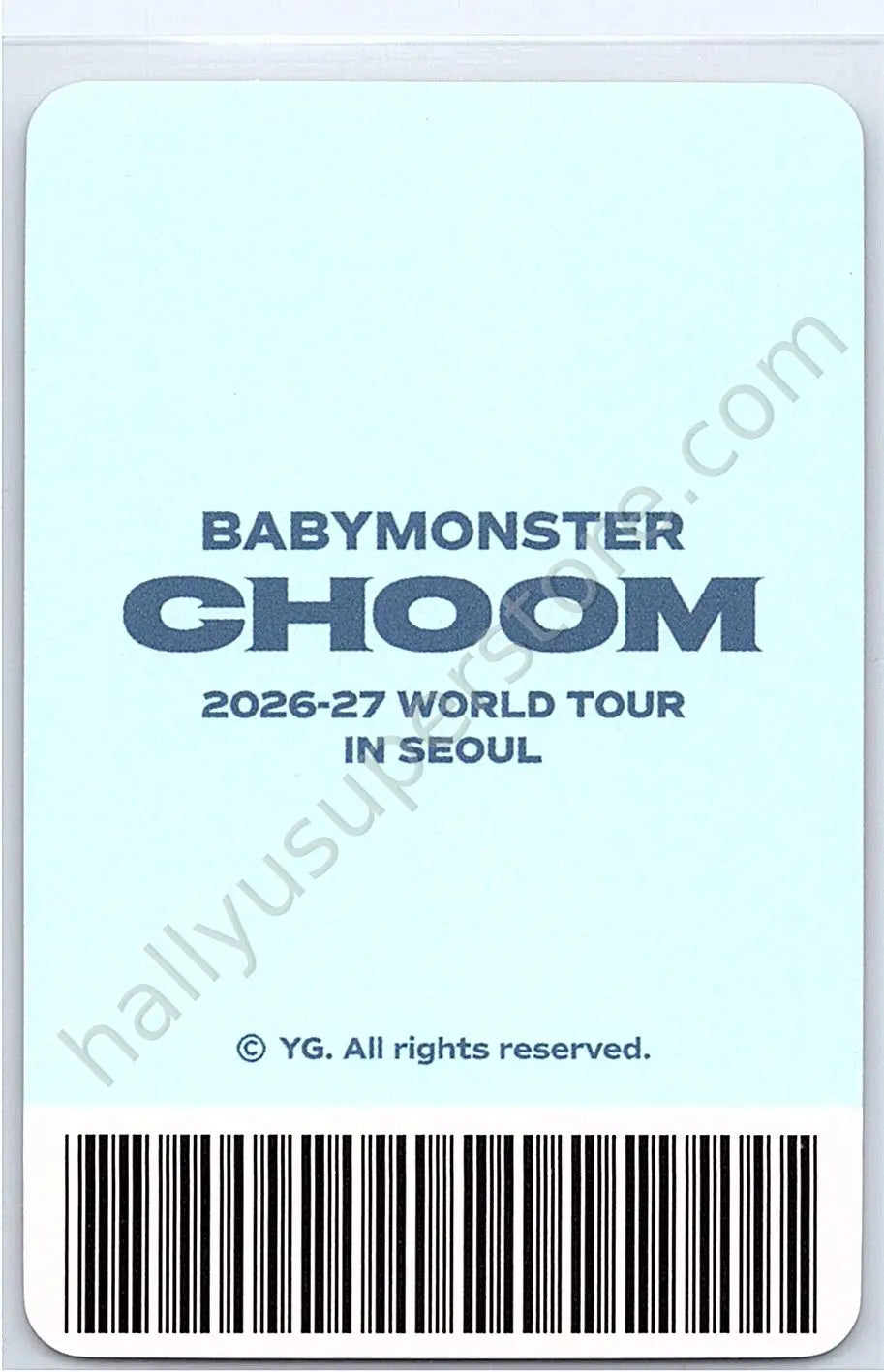 BABYMONSTER - Rora - 2026-27 BABYMOSNSTER WORLD TOUR [CHOOM] IN SOEUL YG SELECT