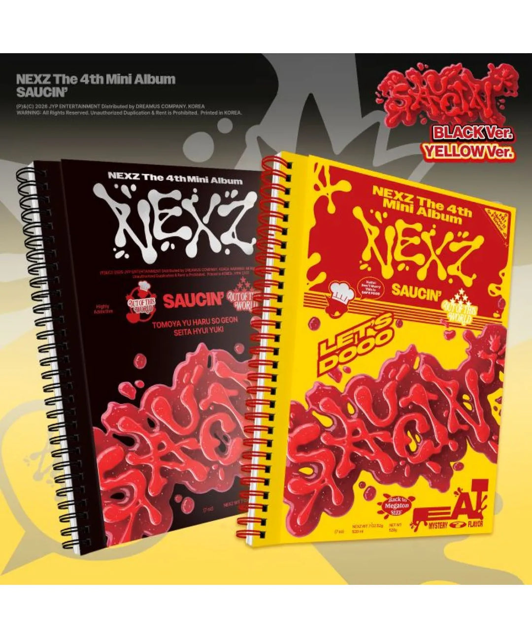 [Pre-Order] NEXZ - 4th Mini "SAUCIN&