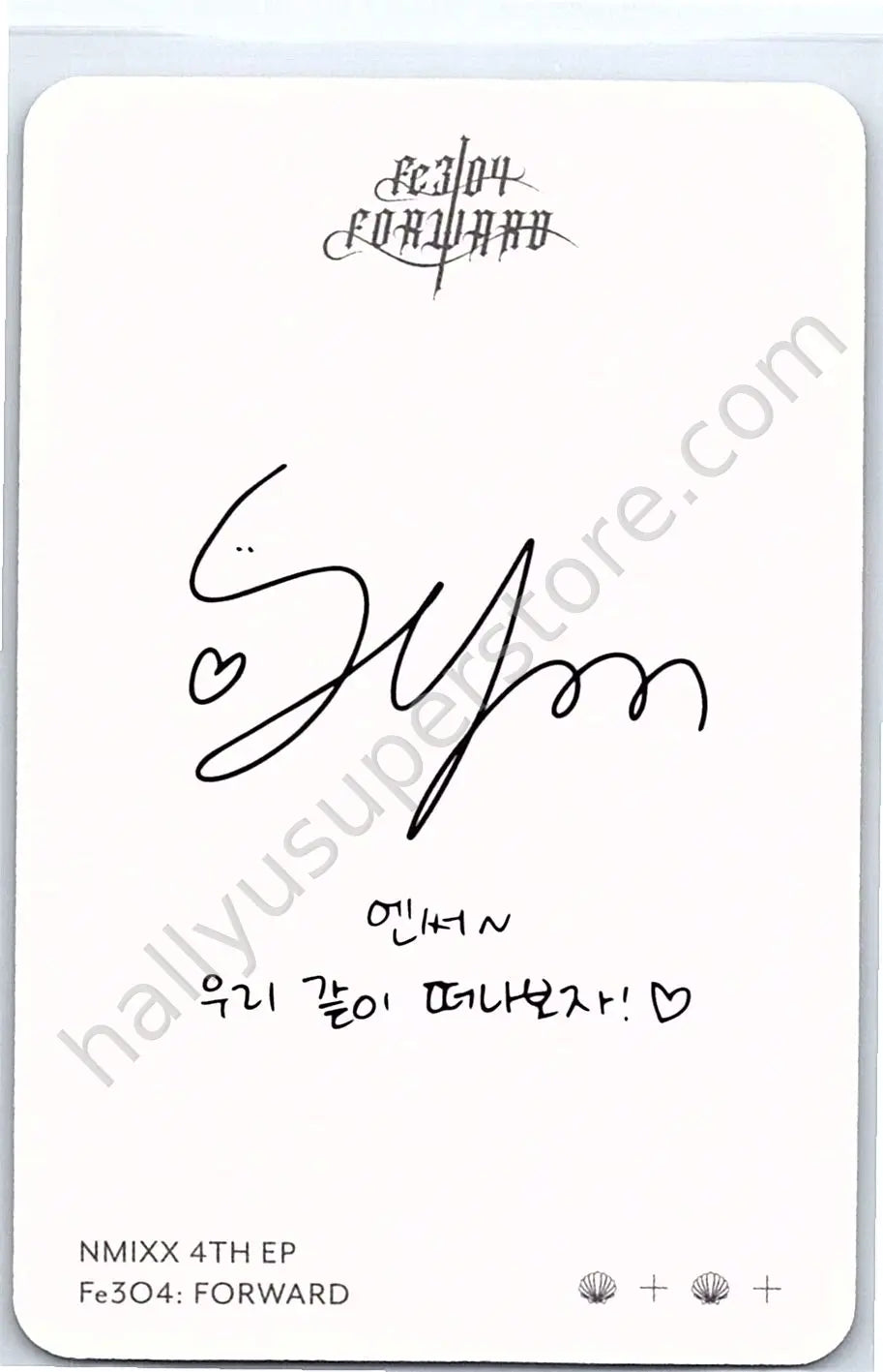 NMIXX - Sullyoon - Fe3O4: FORWARD album photocard photocard set shell version
