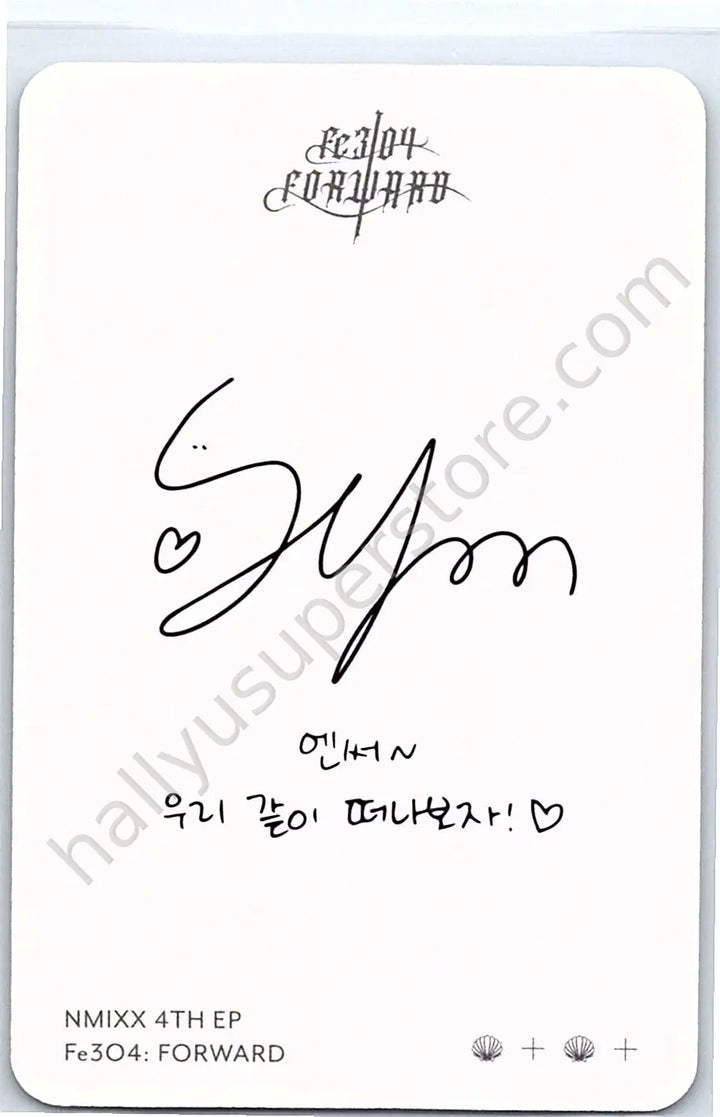 NMIXX - Sullyoon - Fe3O4: FORWARD album photocard photocard set shell version