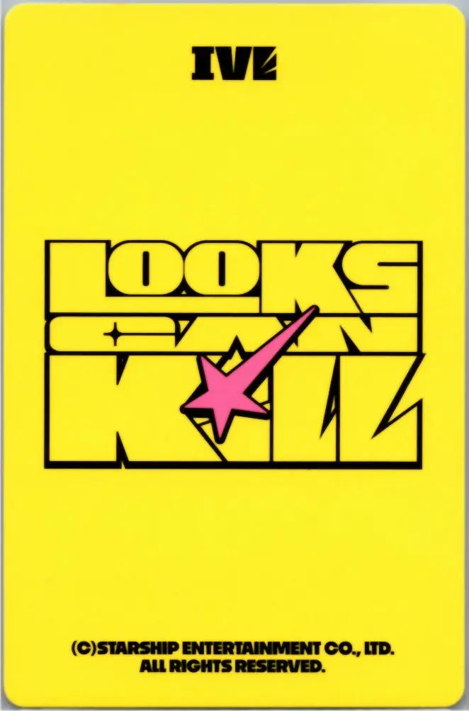 IVE "Looks Can Kill" - Official Photocard [26.10.27]