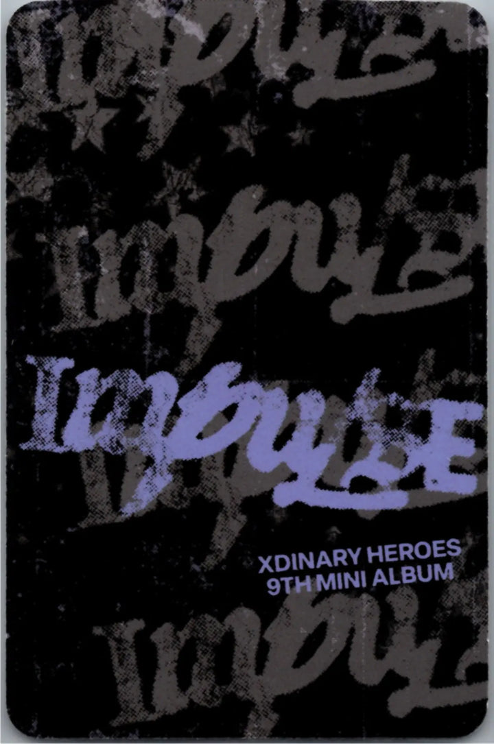 Xdinary Heroes "IMPULSE" - Official Photocard [26.10.13]