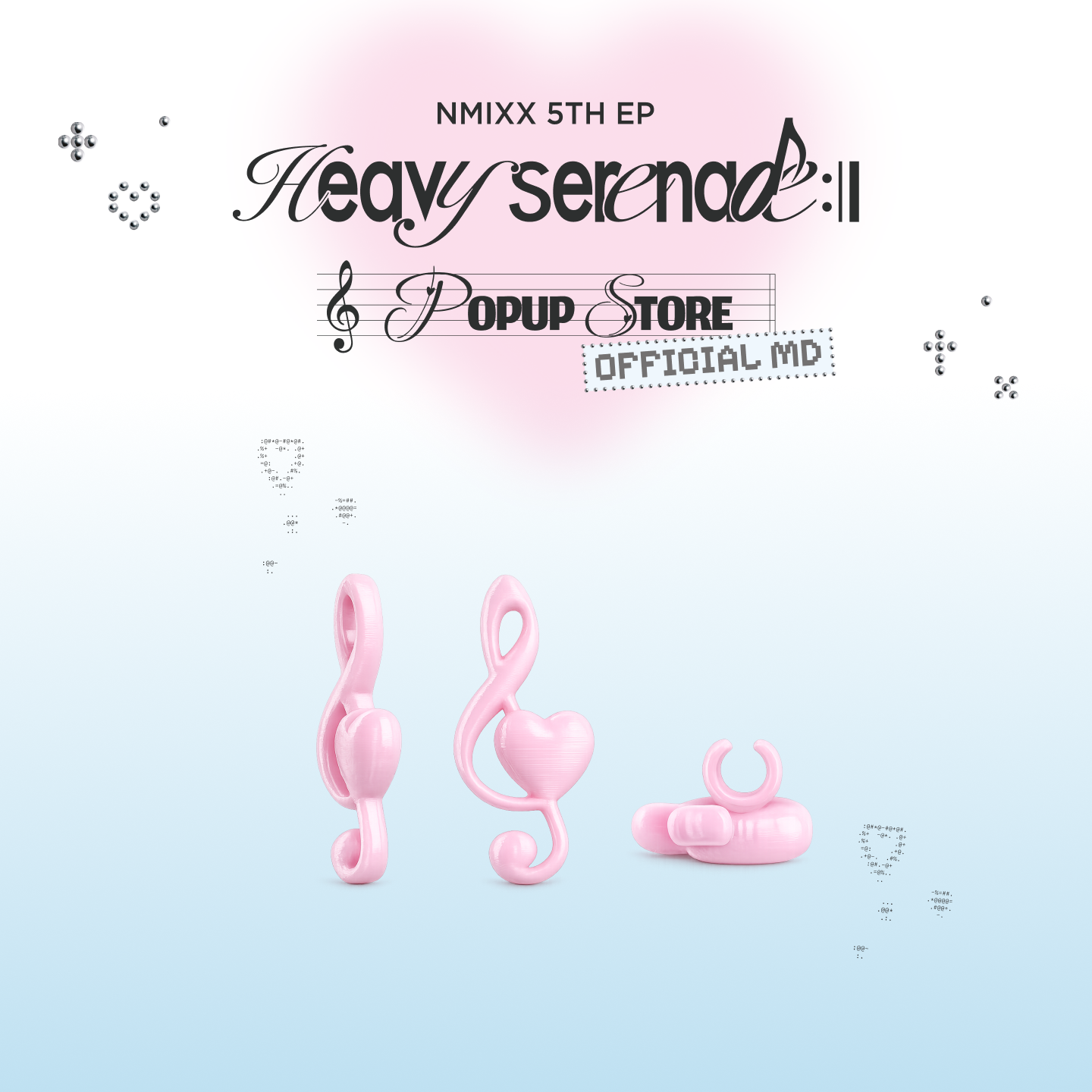 [NMIXX] WIRED EARPHONES ACCESSORIES - [Heavy Serenade] POP-UP STORE