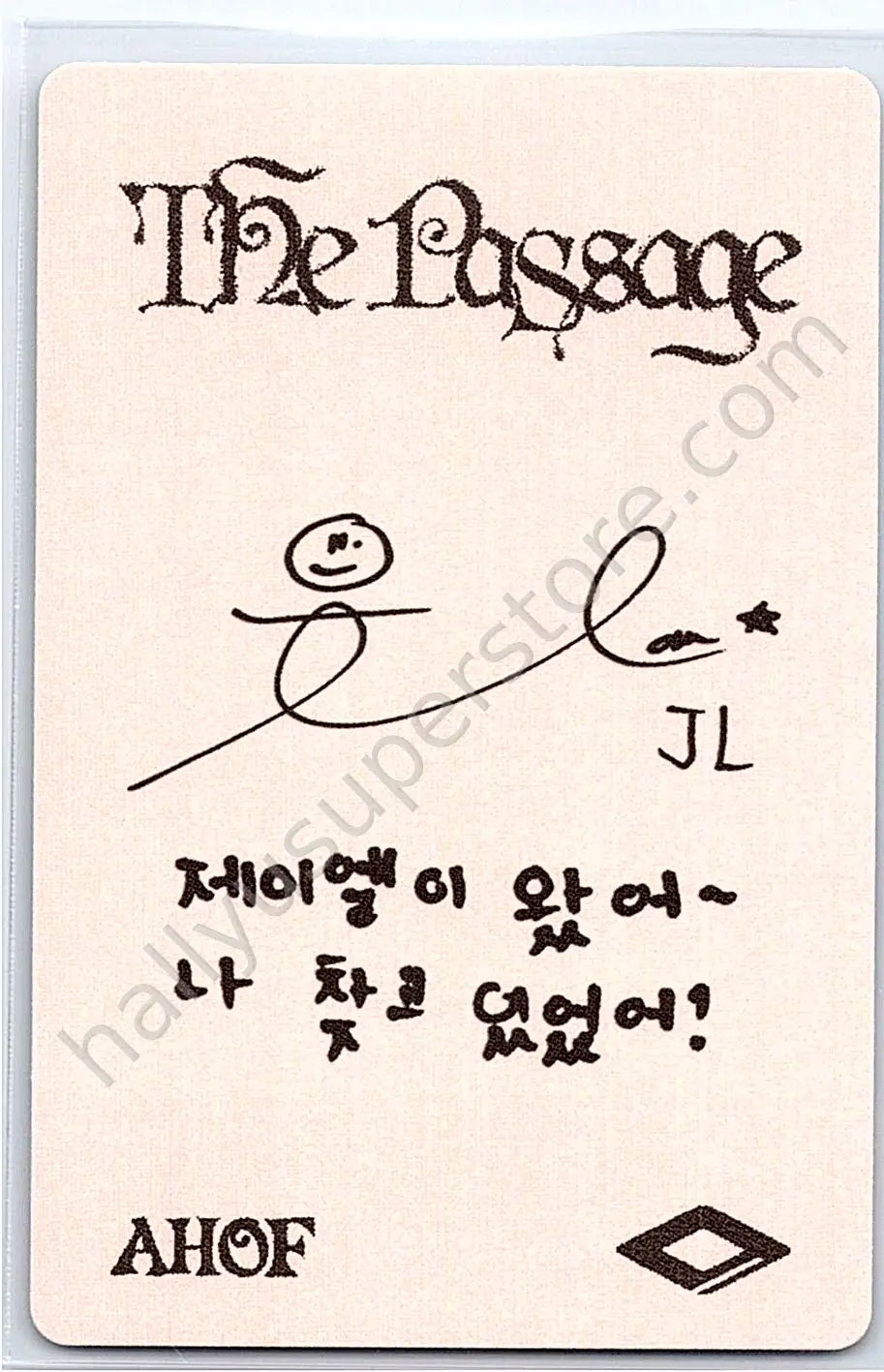 AHOF - JL - AHOF - JL - The Passage Album album photocard