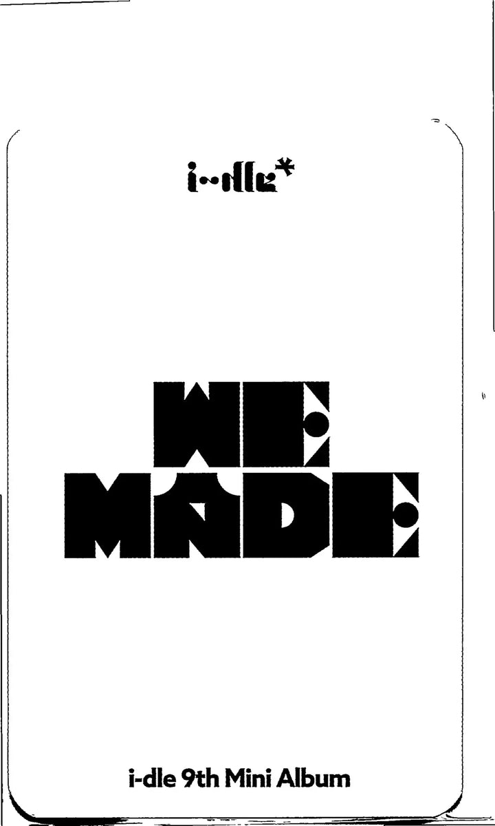I-DLE "We made" - Olive Young Event Photocard [26.07.07]
