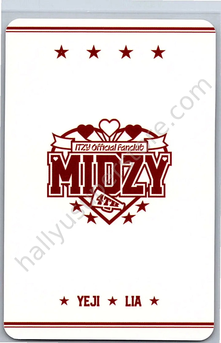 ITZY - Unit - ITZY Official Fanclub MIDZY 4th Generation fanclub photocard set