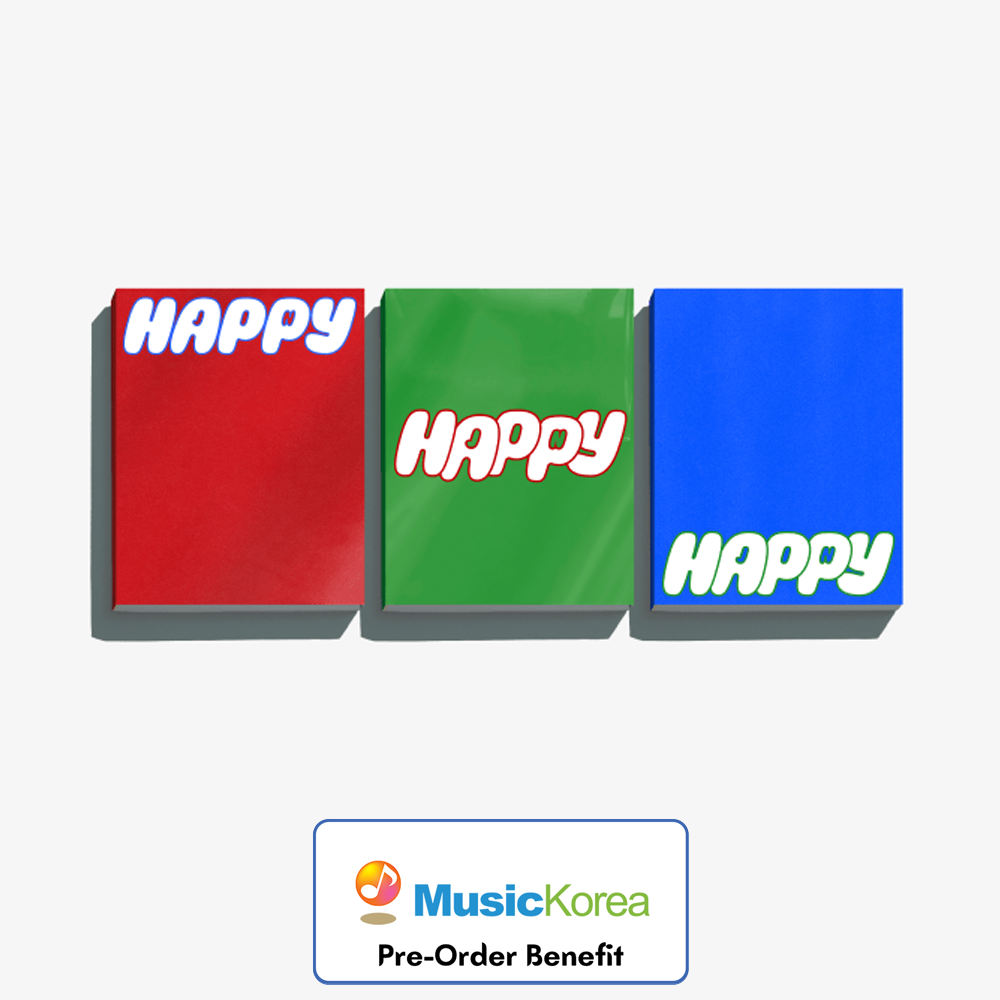 [Pre-Order] Jin (of BTS) - 1st Solo Album "Happy"+ Pre-Order Benefit (Set) - HALLYUSUPERSTORE