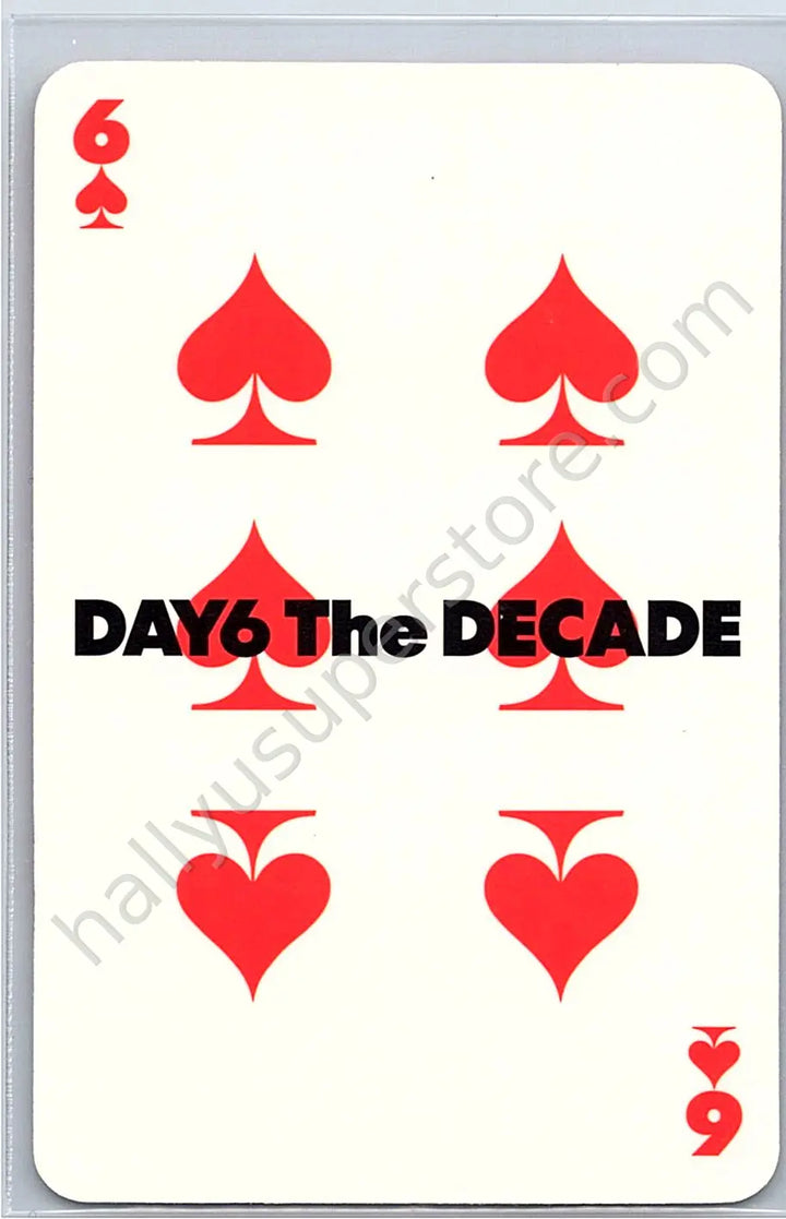 DAY6  - Sungjin - The Decade album photocard six on the dice version standard version