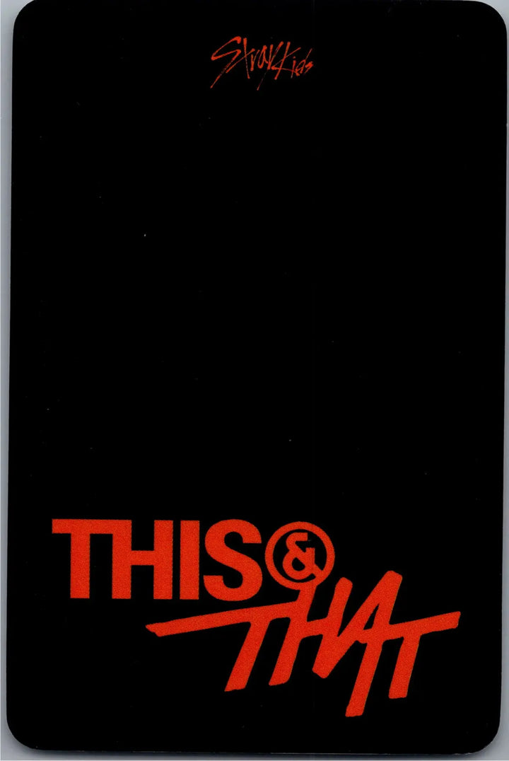 Stray Kids "THIS &amp; THAT" - BlueDreamMedia Pre-Order Benefit Photocard [26.08.11]