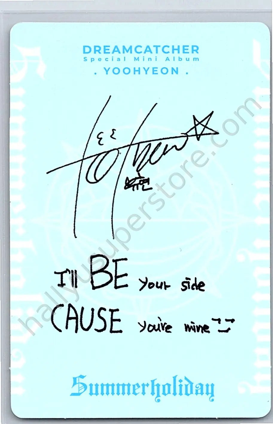 Dreamcatcher - Yoohyeon - Summer Holiday album photocard G version korean album