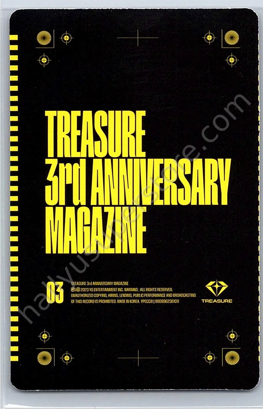 TREASURE - Haruto - 3rd Anniversary Magazine photocard set