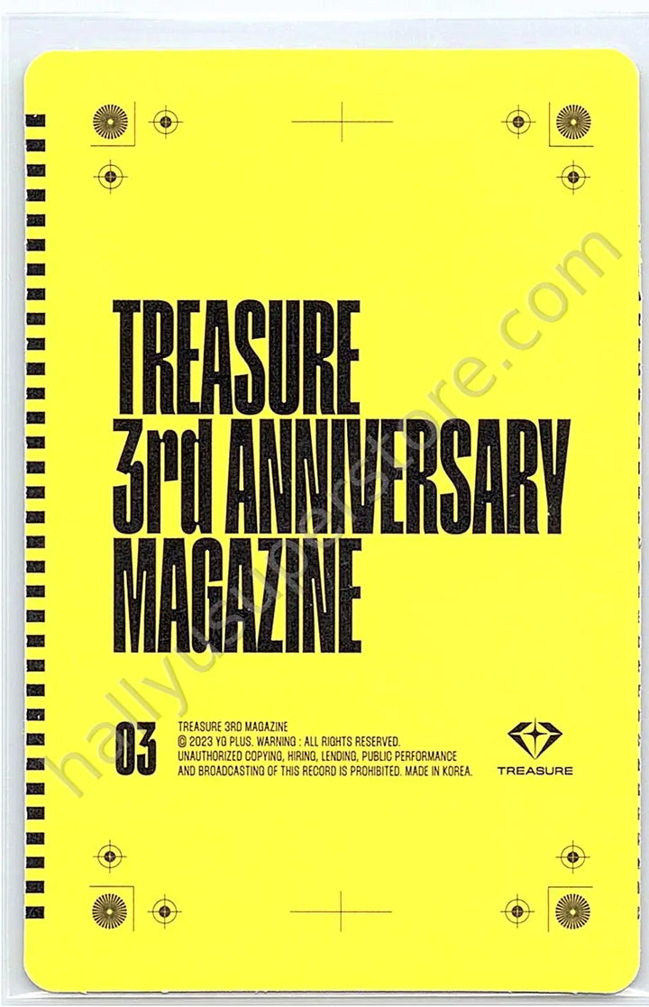 TREASURE - So Junghwan - 3rd Anniversary Magazine 3rd anniversary