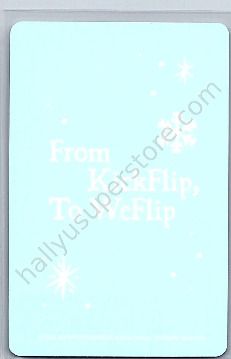 KickFlip - Juwang - From KickFlip to WeFlip, 1st Fan Concert merch photocard trading card version 5